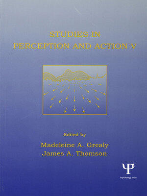 cover image of Studies in Perception and Action V